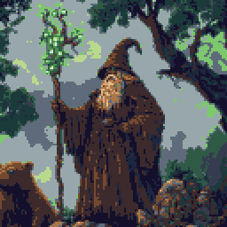 Terra Bulwark, the earth order, in the game's own pixel portrait