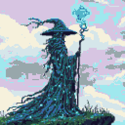 Gale Dancer, the air order, in the game's own pixel portrait